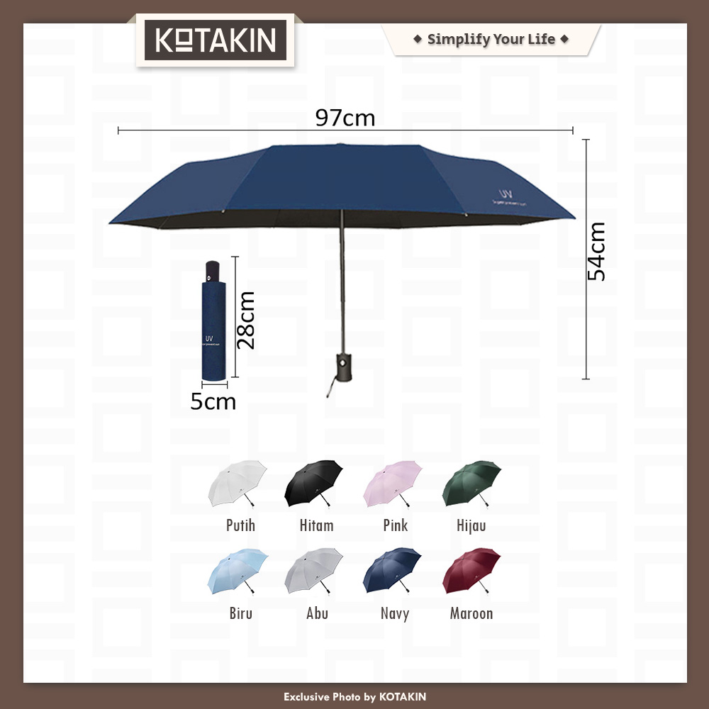 Payung Lipat Anti UV Sinar Matahari